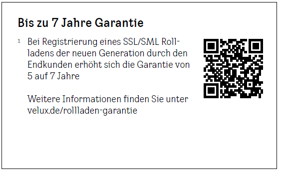 VELUX-Rollladen (Elektro) SML-K  für alle Größen