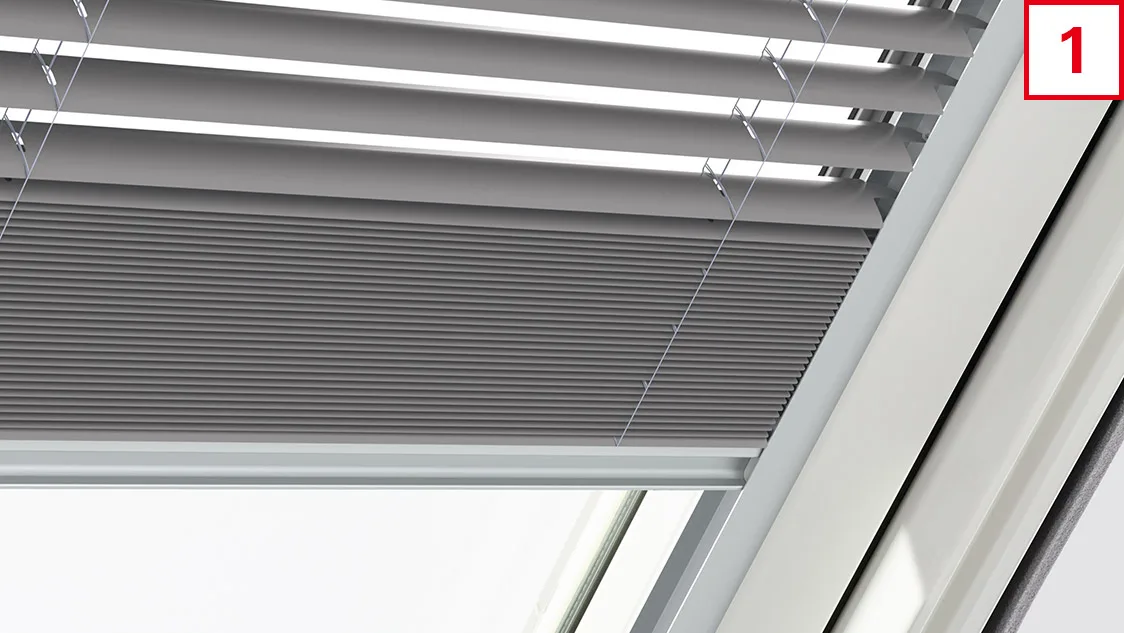 ROTO-Jalousette für Fenstergröße 074/140 oder 07/14