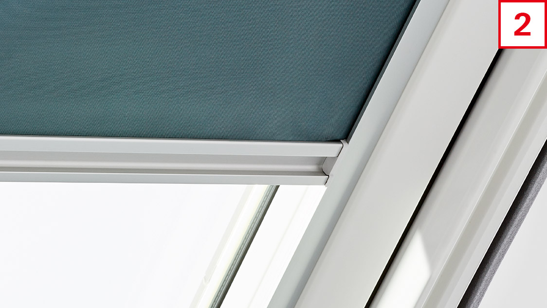 ROTO-Verdunkelungsrollo für Fenstergröße 074/160 oder 07/16