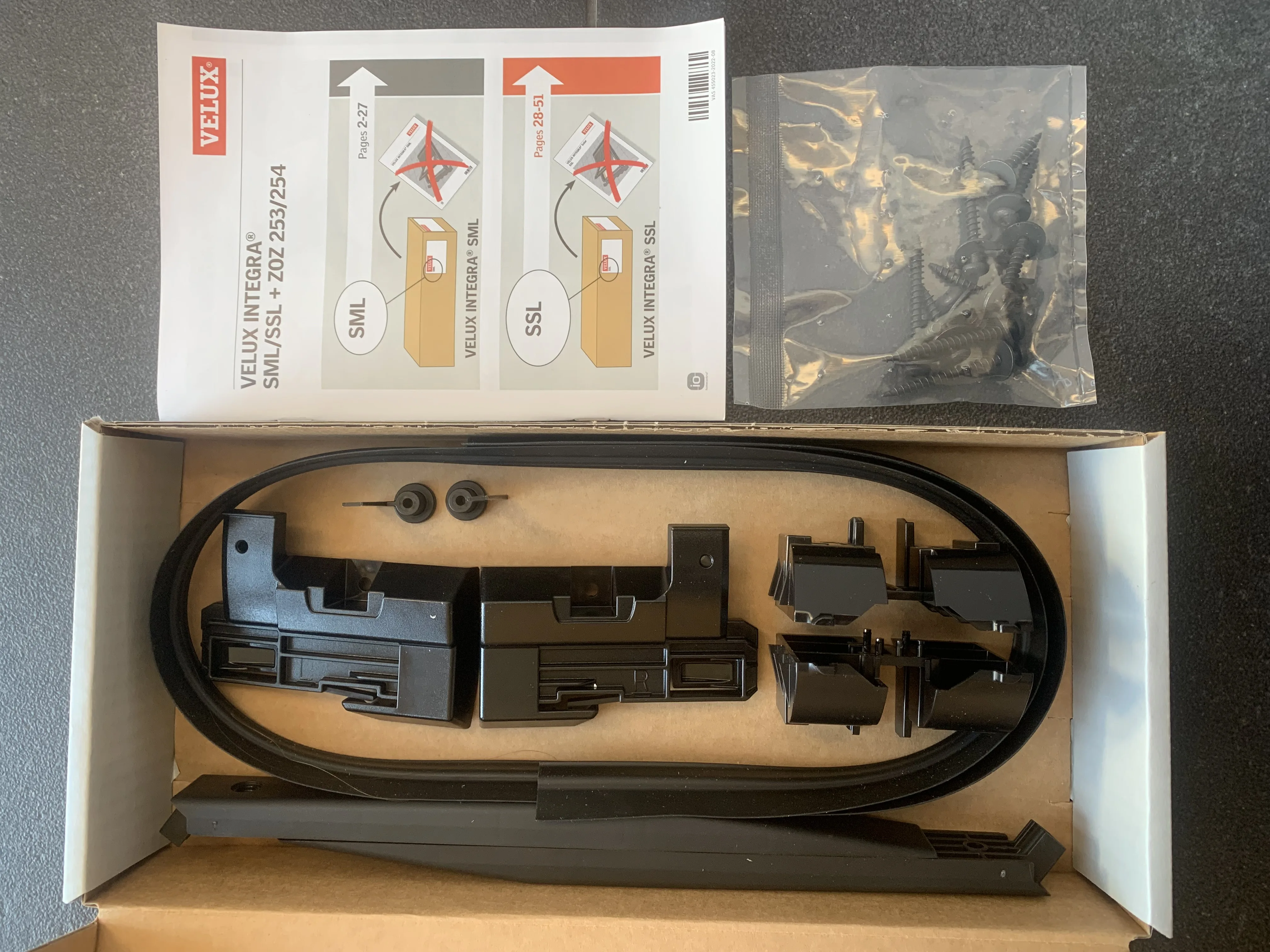 VELUX-Rollladen Montage Set 254