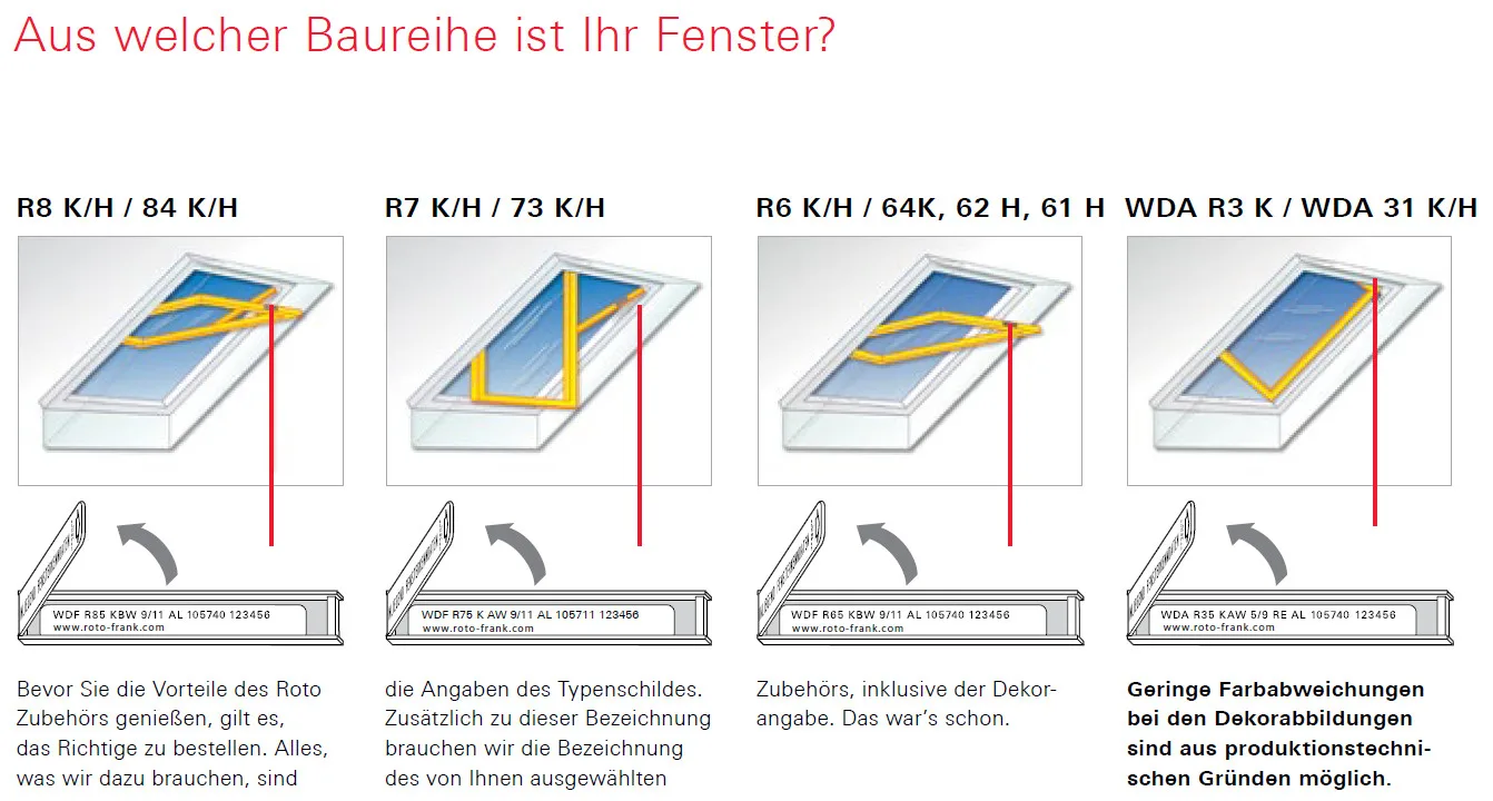 ROTO-Rollladen ZRO F Größe 074/1180 oder 07/18