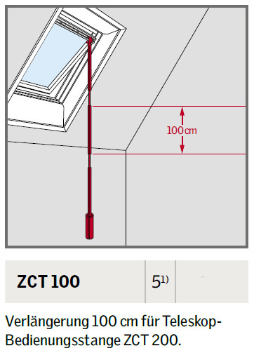 VELUX-Verlängerung  ZCT 100
